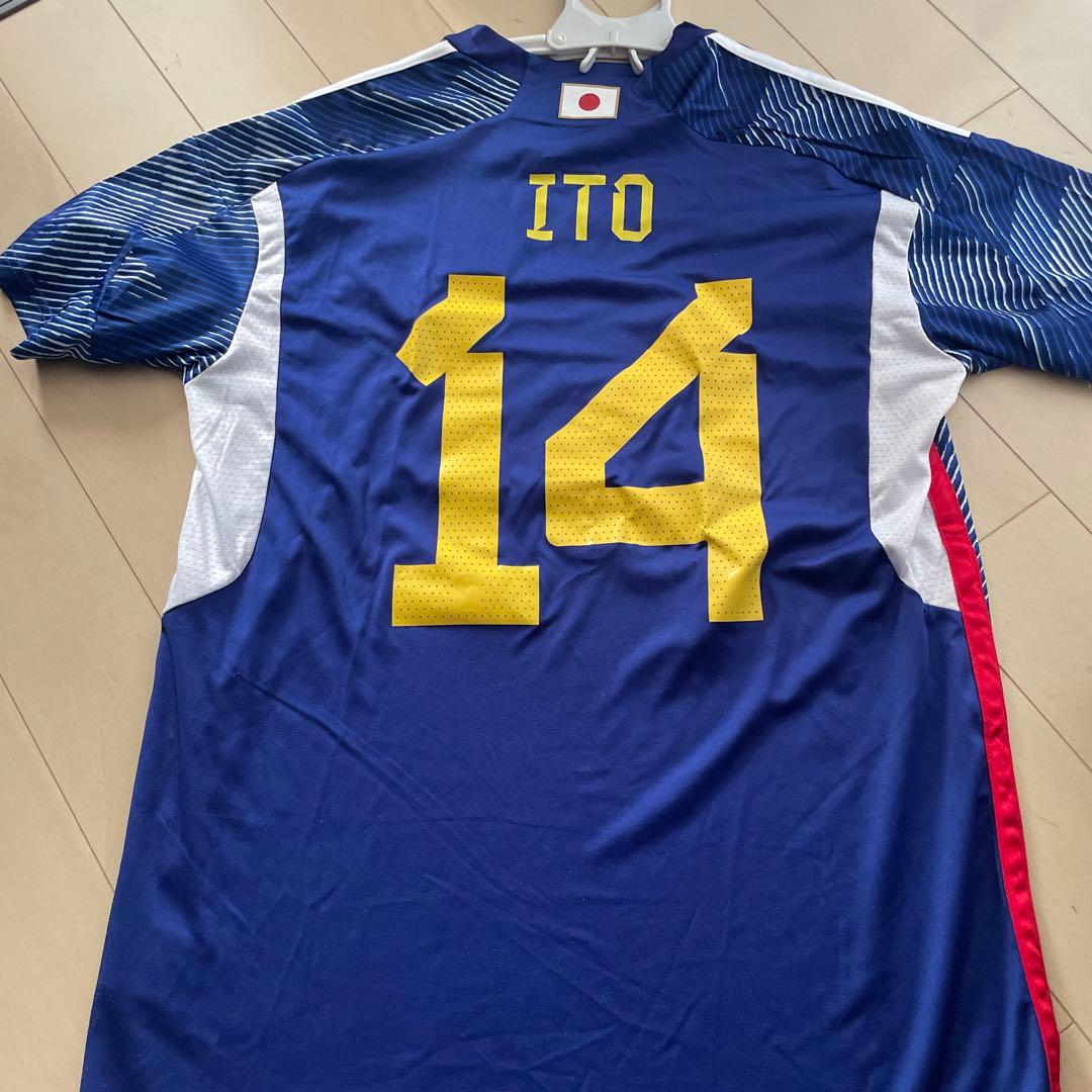 adidas 日本代表 サッカーユニフォーム背番号14 ITO
