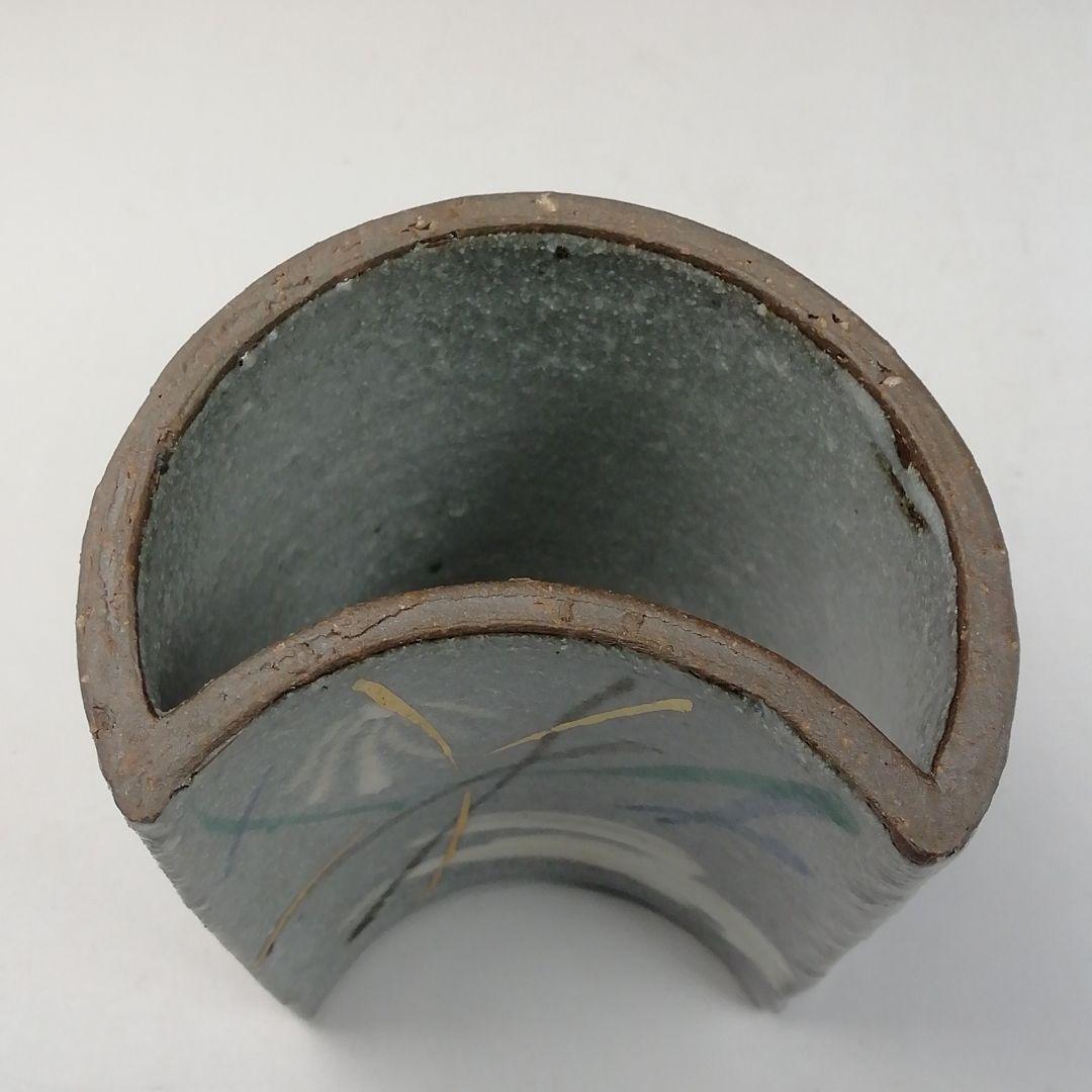 Ｔ７５３　蓋置　『乾山　武蔵野』『加藤喜一』　共箱　茶道具