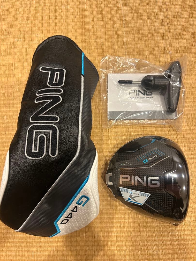 新品　ピン　G440K 9.0°ドライバー用　ヘッド＋ヘッドカバー＋レンチ付き
