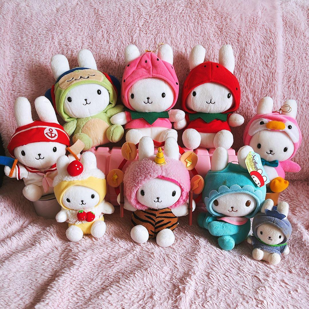 希少　平成レトロ　うさずきん　ぬいぐるみ 9体セット