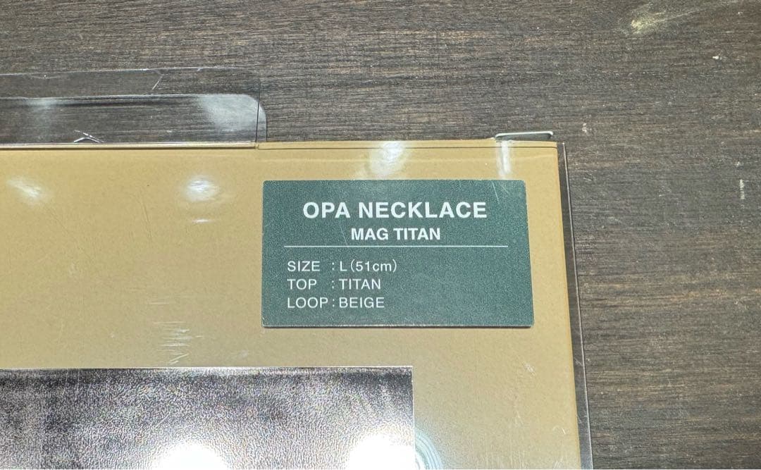 POWER GEAR パワードギア　ネックレス　一周年記念モデル　Lサイズ