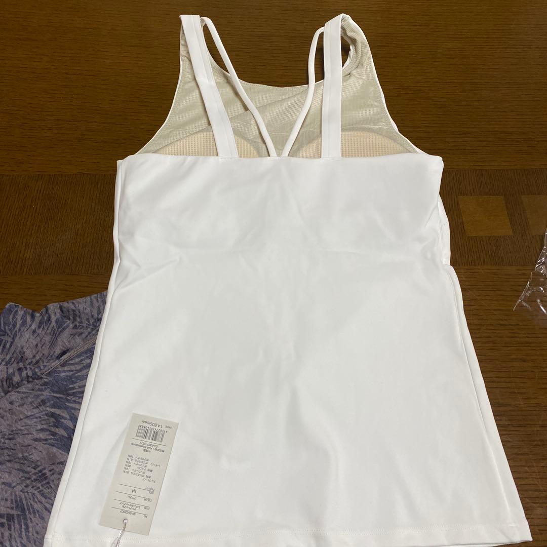 ヨガウェア　タンクトップ＆レギンスセットアップ M ブラウン　lava 新品