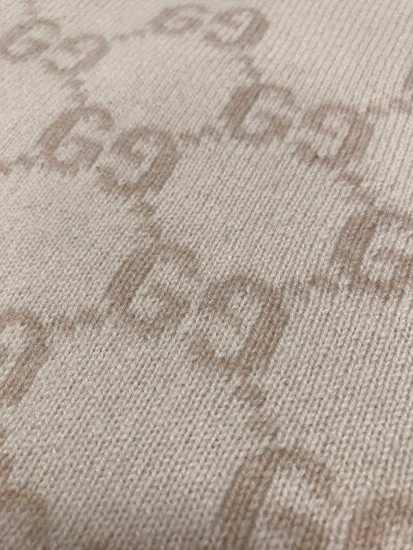 ☆GUCCI☆ GG柄　カシミア　ブランケット　膝掛け
