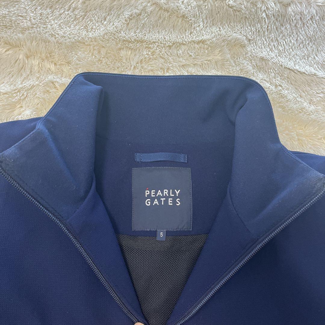 PEARLY GATES ゴルフウェア 裏地メッシュ ジップアップジャケット 5