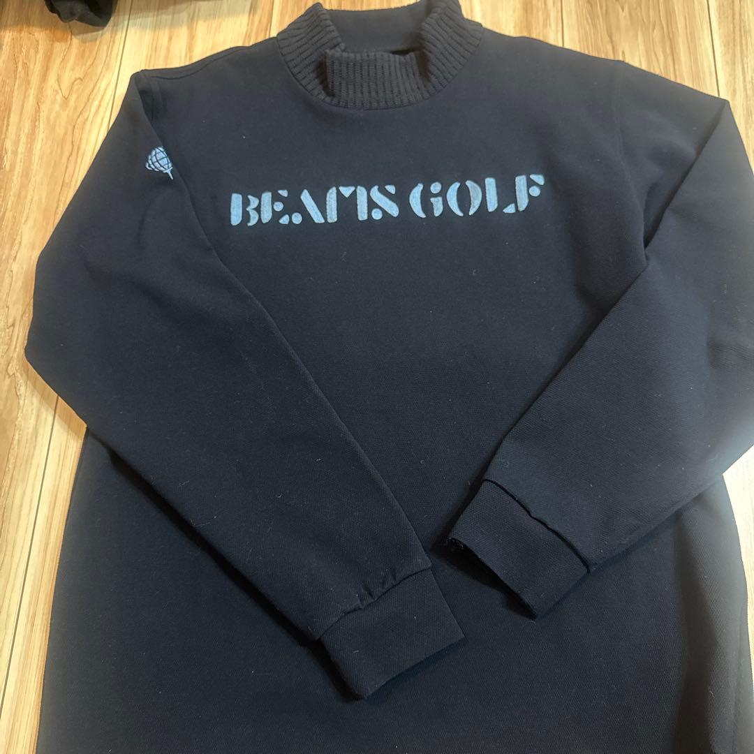 お*ジ様 BEAMS GOLF ハイネックセーター 黒