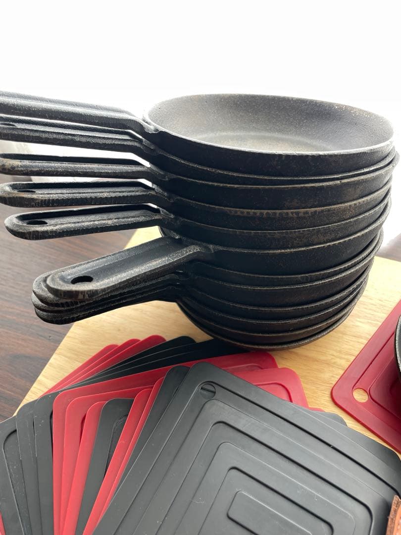 業務用 鉄製スキレット大量セット