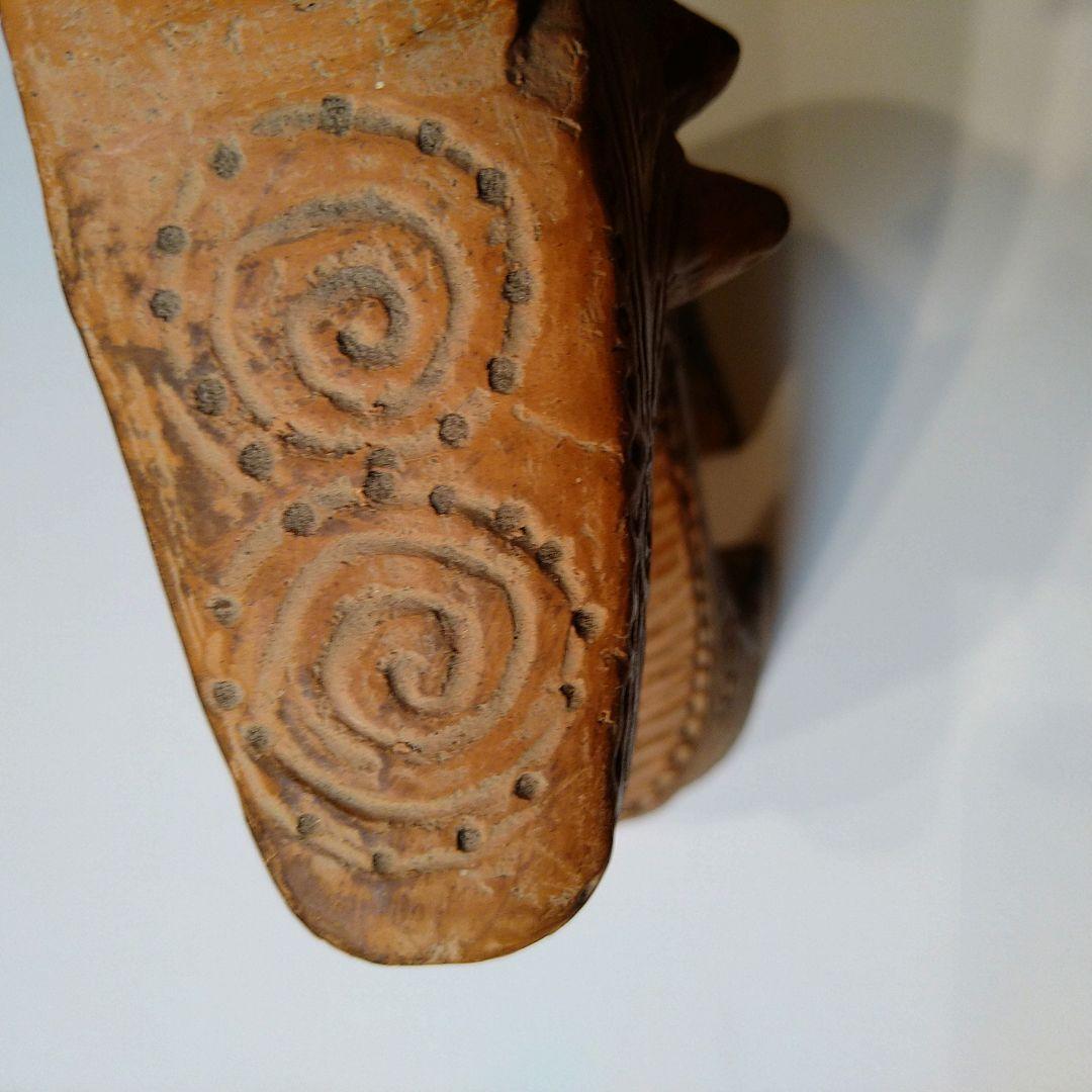 ハート型 土偶 レプリカ 複製品 置物