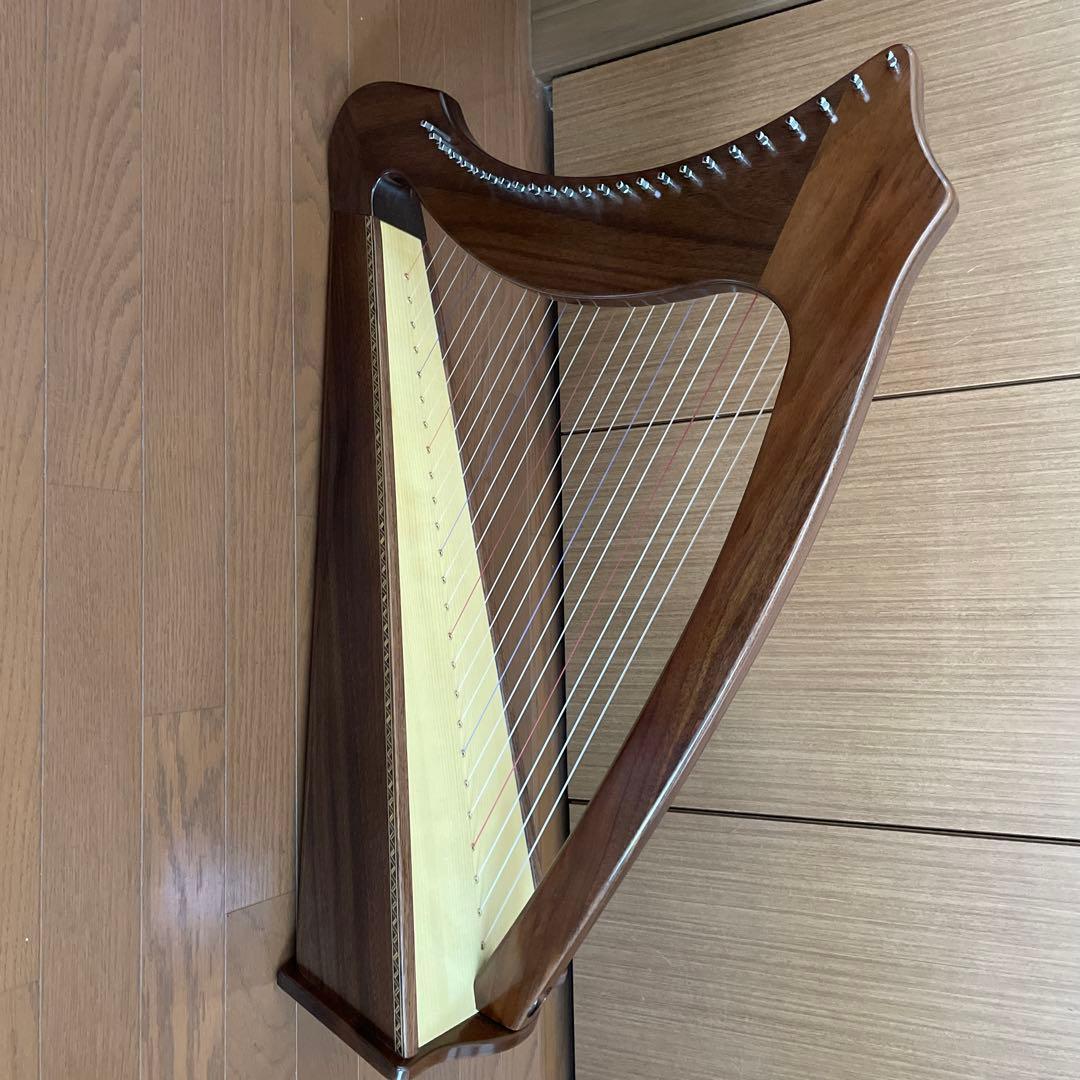 青山サウル　25弦ハープ 装飾無し