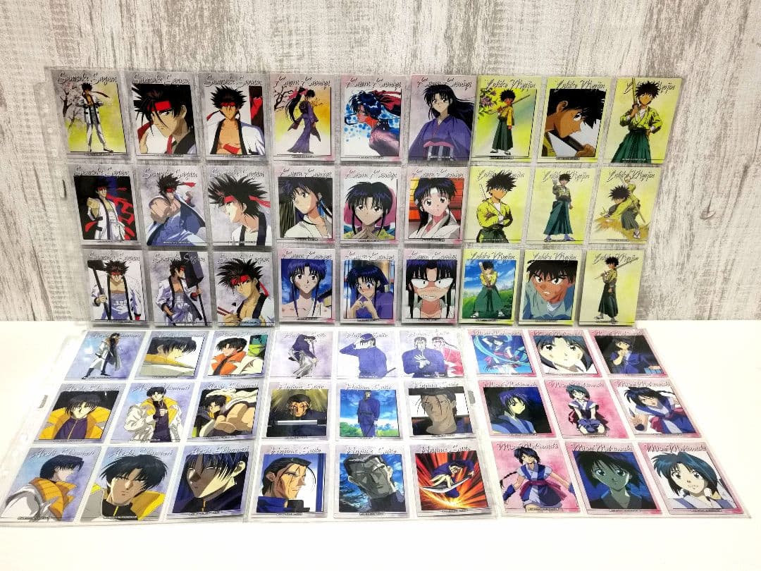 るろうに剣心 トレカ カードダスマスターズ 186種 コンプリート まとめ売り