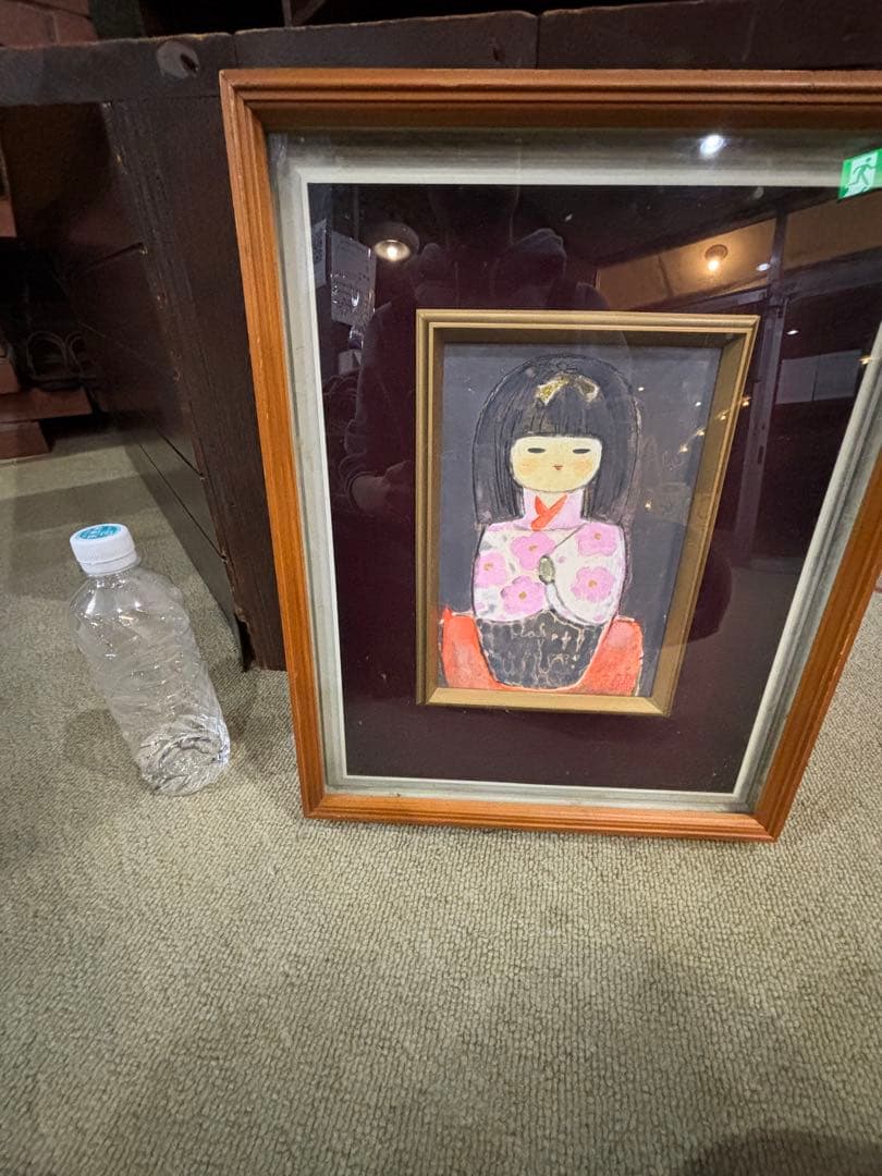 田宮栄子 アクリル・ガッシュ 日本の女性像 絵画