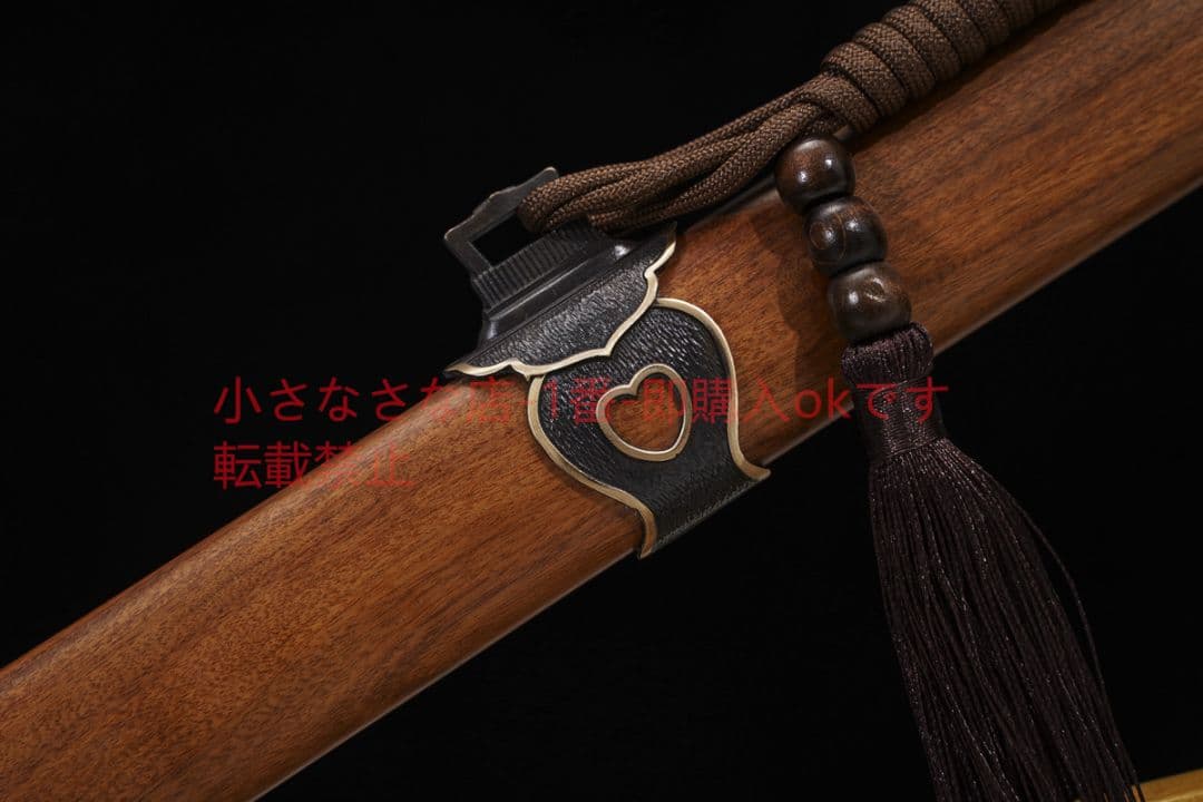 盛漢八面環頭剣捻転鳳尾紋  古兵器 武具 刀装具 日本刀 模造刀 居合刀