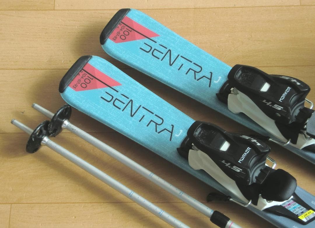 ■■送料無料■NORDICA■子供用スキーセット■板100靴20.5■WAX済■