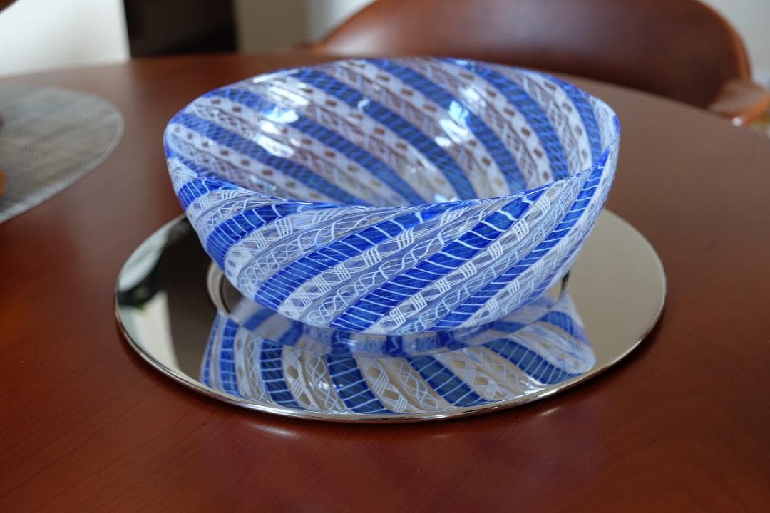 ベネチアンガラス レースガラス 検/舩木倭帆/藤田喬平/倉敷ガラス/ワイングラス