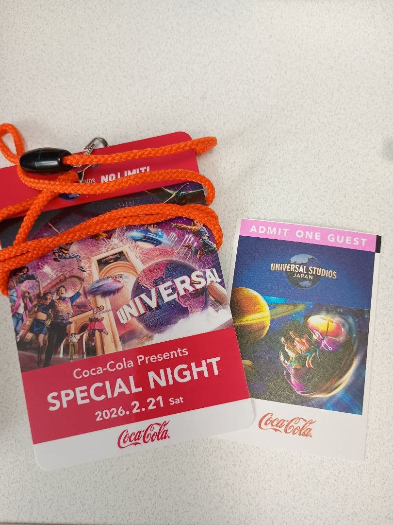 ユニバーサル・スタジオ・ジャパン　コカ・コーラ 貸切スペシャルナイト　USJ