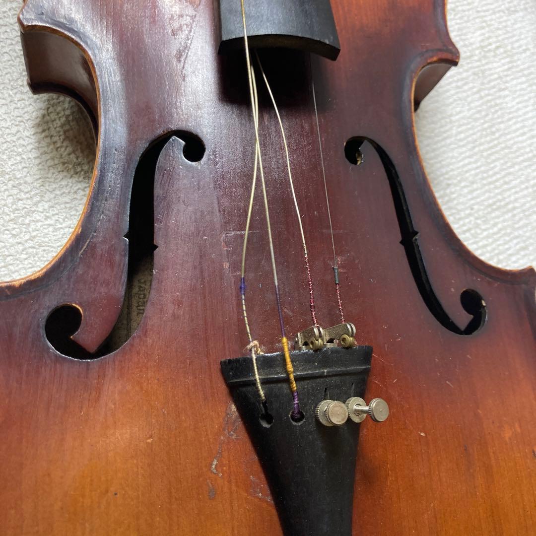 SUZUKIバイオリン ケース付き ブラウン 4本弦