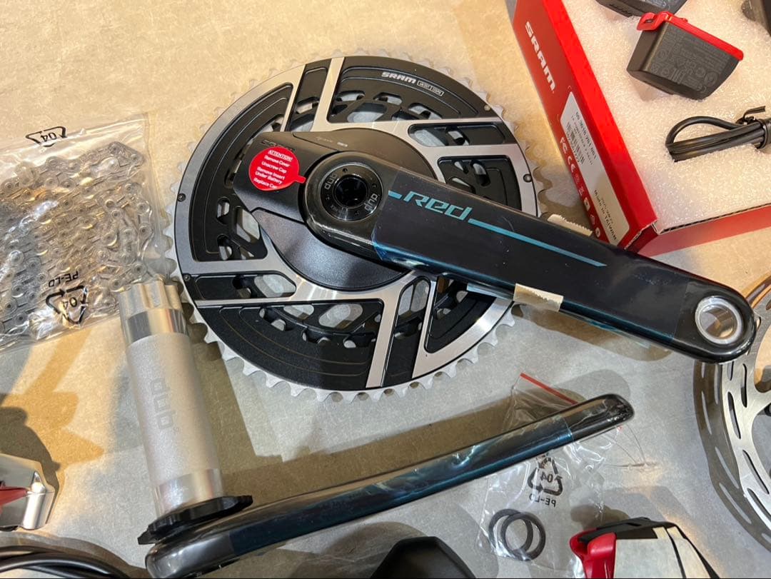 SRAM RED AXS E1 グループセット パワメ付き 172.5 新車外し