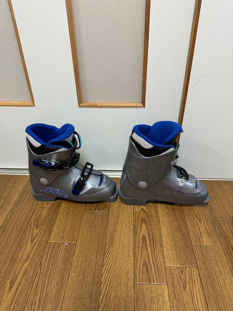 KAZAMA スキー板106cm,ブーツ23.5cm,ストック90cm