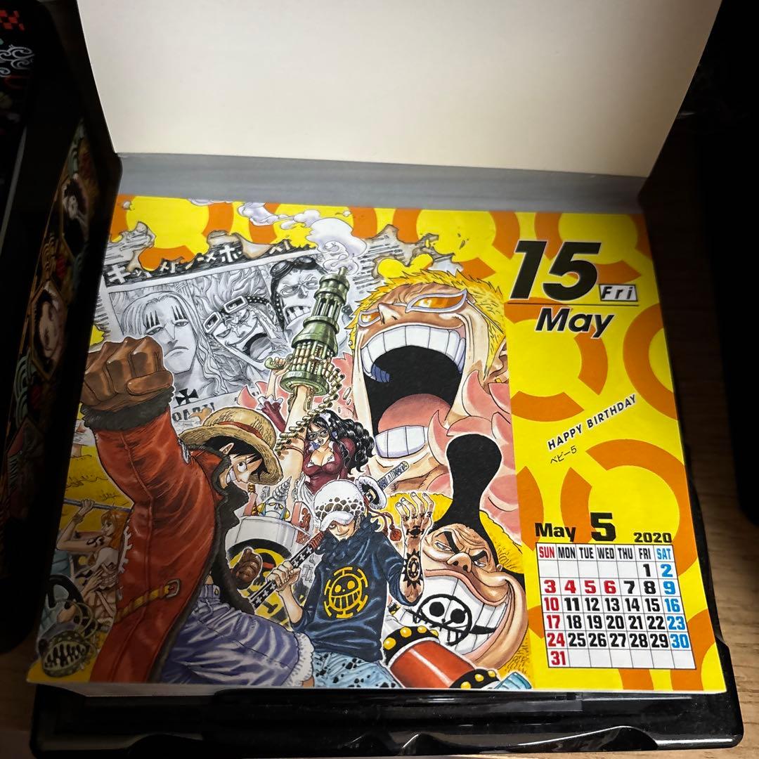 「ONE PIECE」コミックカレンダー特製缶入り日めくりカレンダー 2020