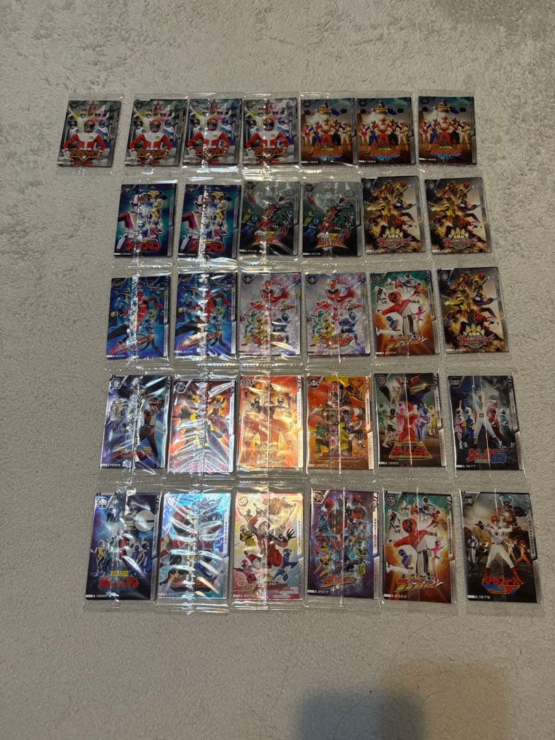 イタジャガ　スーパー戦隊シリーズ　フルコンプセット全50種　未開封　62枚セット