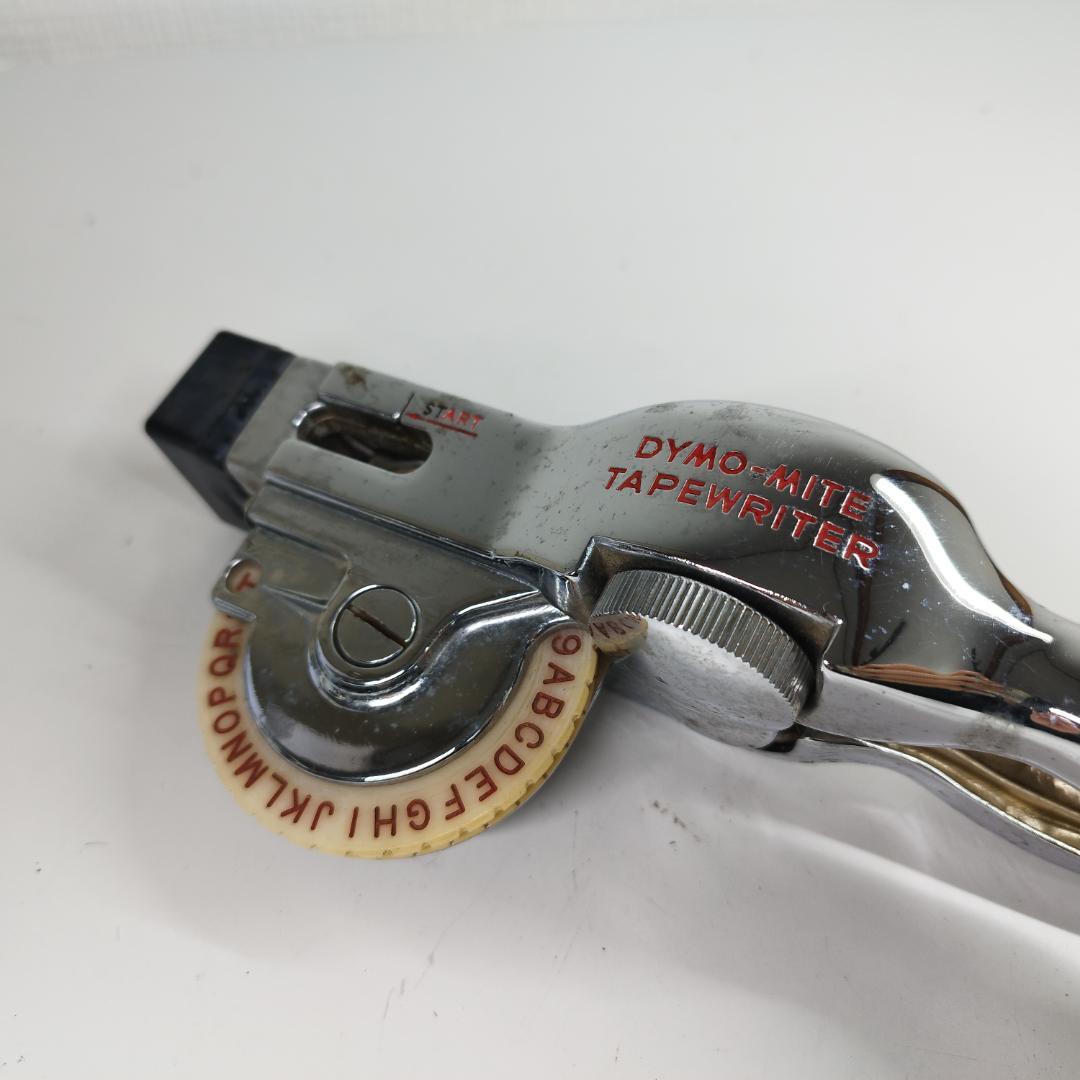 dymo テープライター ダイモ 日本未発売 海外限定 金属製 穴あ IETB