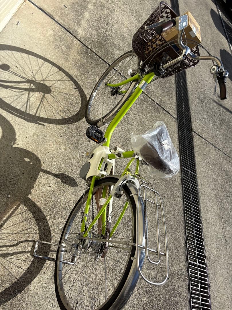 中古Panasonic電動アシスト自転車　8.9Ah新品バッテリー　大阪