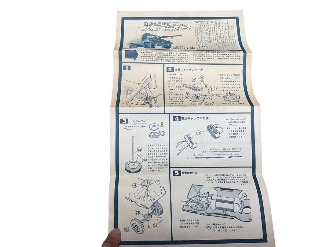 【タミヤ スコーピオン 1/35 モーターライズ プラモデル 当時物 昭和レトロ
