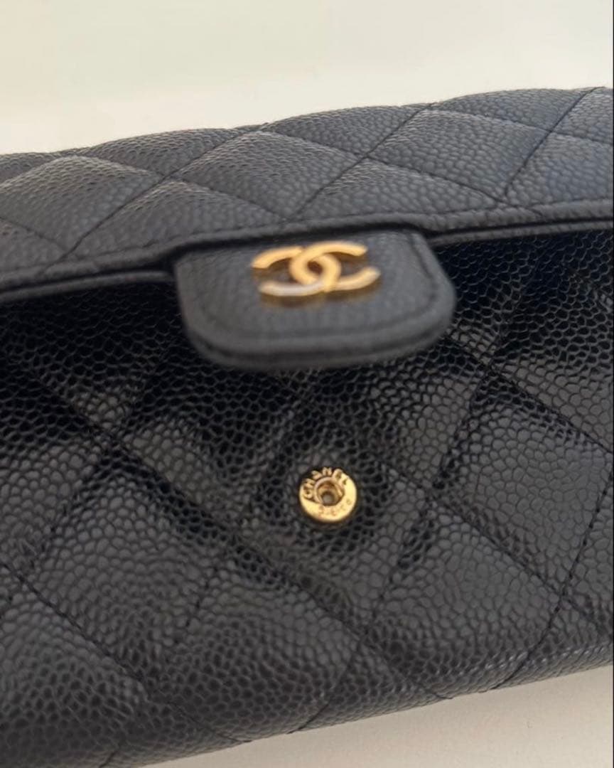 マトラッセ キャビアスキン キルティング 財布