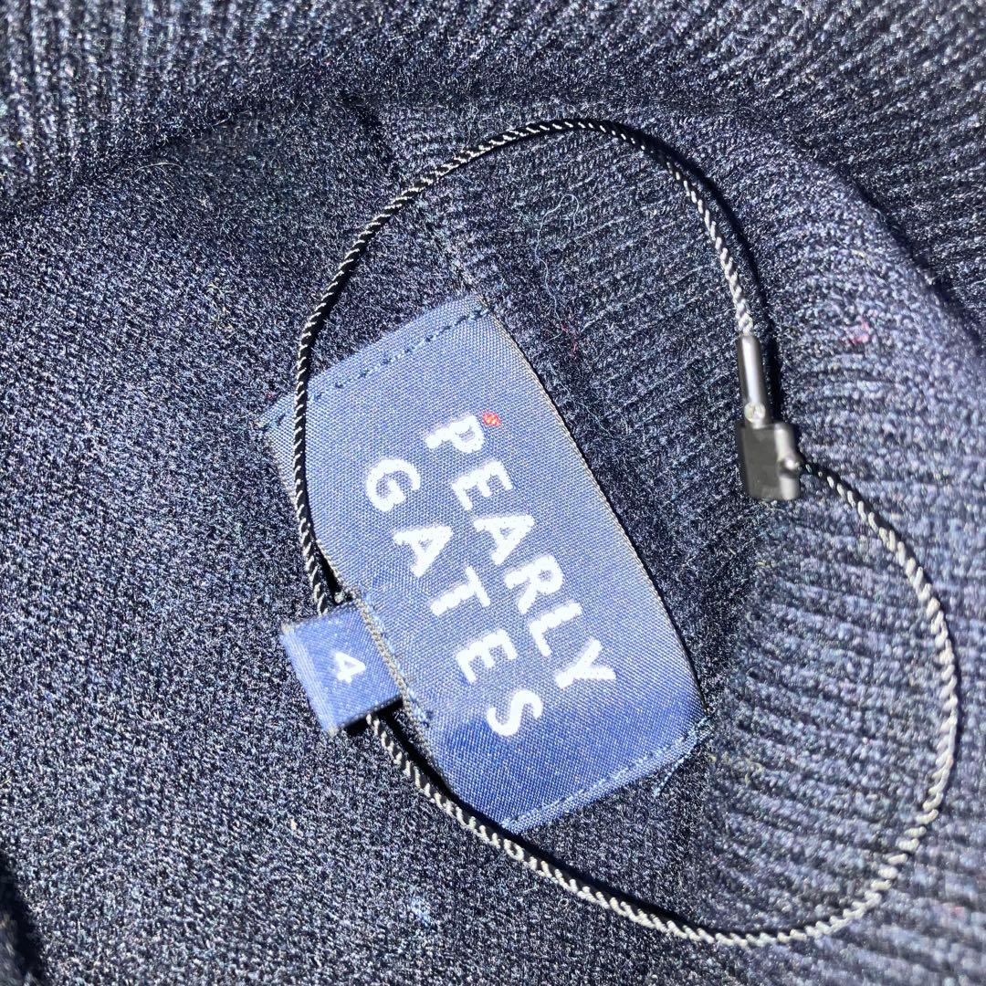 パーリーゲイツ　カシミヤタートルネックセーター　メンズ　サイズ4