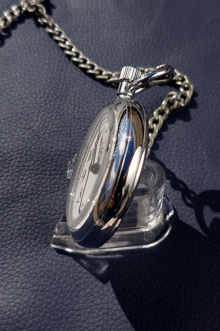 【稼働】上越新幹線開業記念 刻印あり セイコー SEIKO 鉄道時計 懐中時計