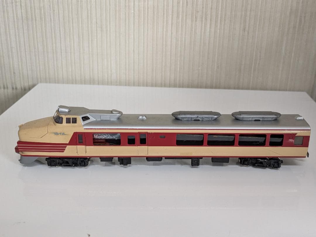Y【ジャンク品】鉄道模型　485系形？ 特急列車 部品取り 欠品あり S