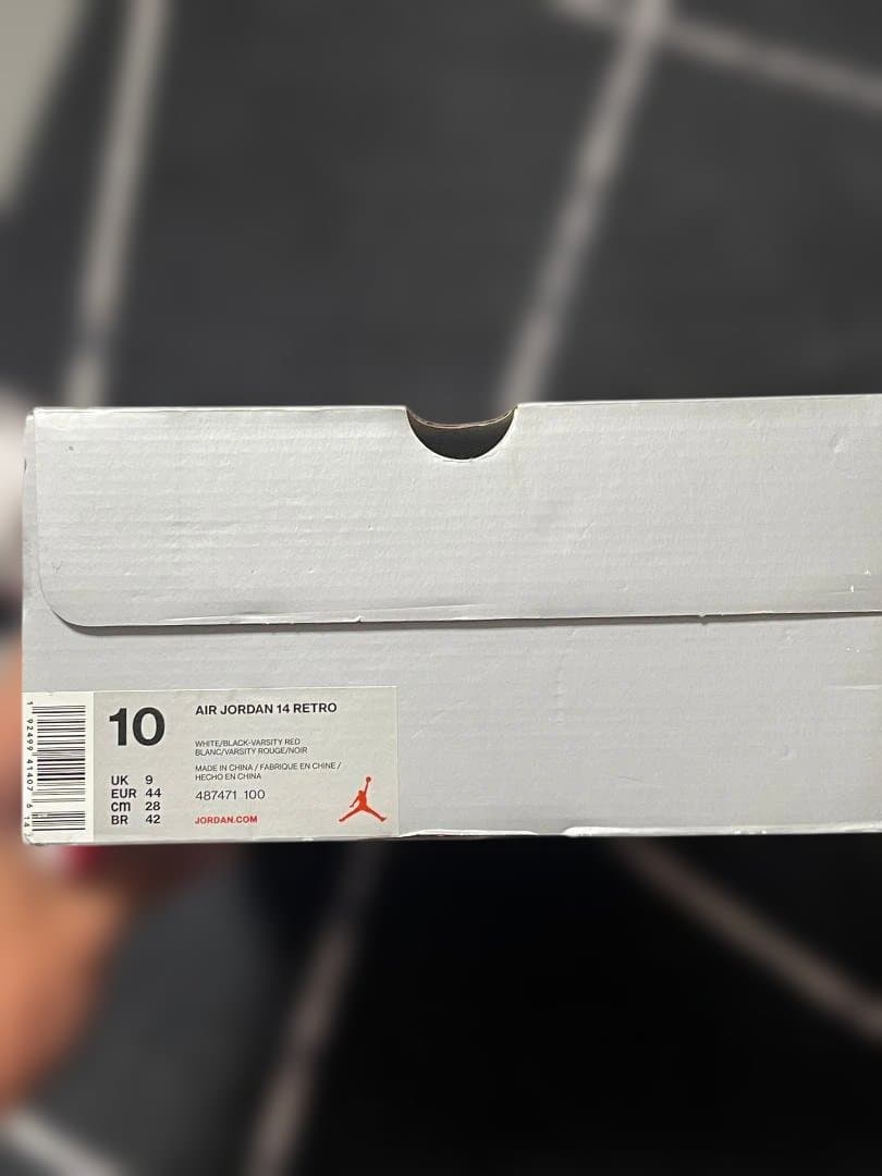 Air Jordan 14 ホワイト/レッド