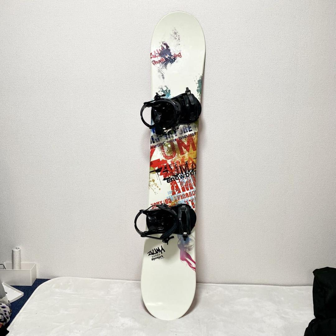 ZUMA スノーボード スノボ 板 冬レジャー 160cm カバー付き