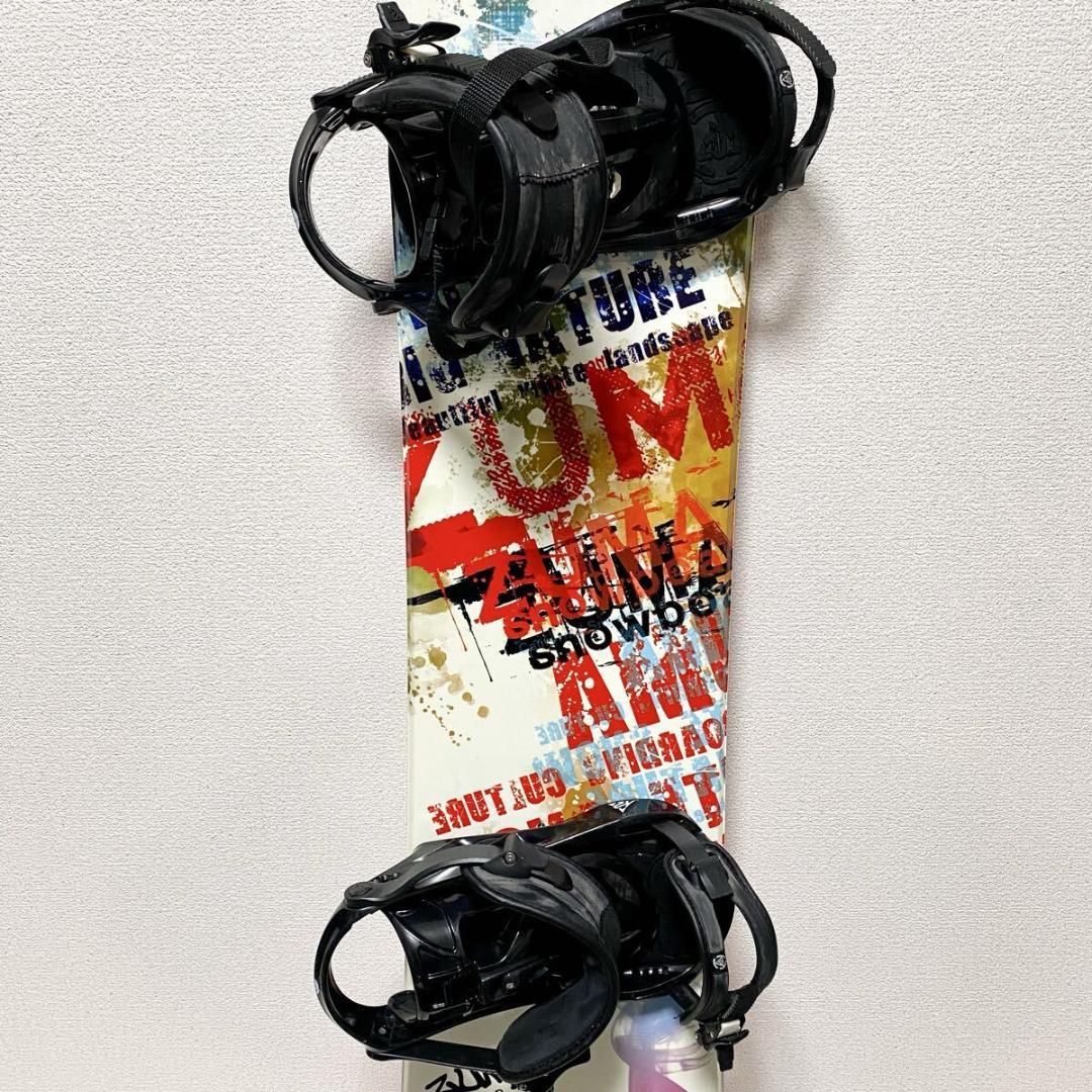 ZUMA スノーボード スノボ 板 冬レジャー 160cm カバー付き