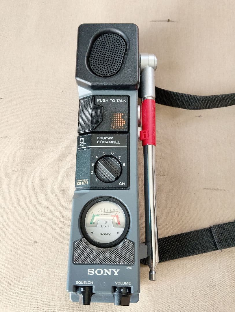 ソニー　ICB-87Ｈ、整備済みロッドアンテナに交換！