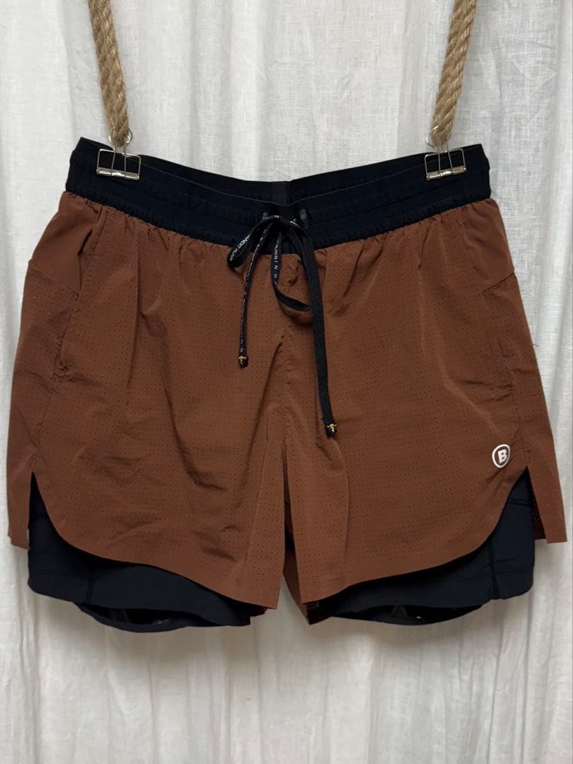 BANDIT_ MEN'S 2-IN-1 RUN SHORT_バンディット