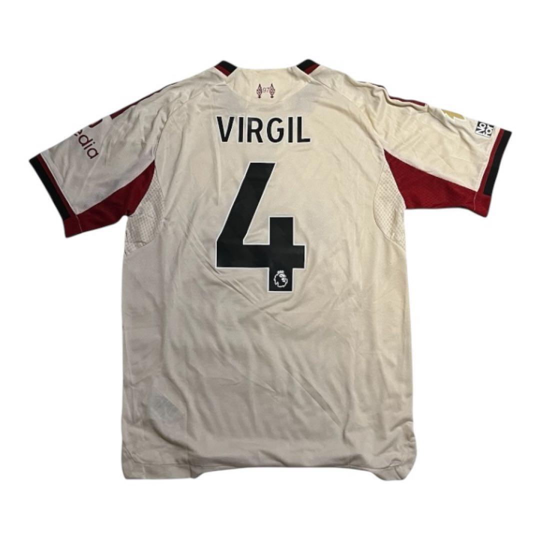 リヴァプール adidas シャツ ファンダイク 背番号4 L