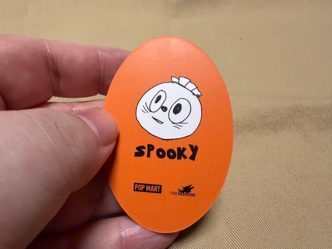 POP MART カードのみ　The monsters 10周年　Spooky