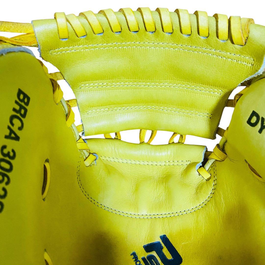 ZETT ゼット　プロステイタス　イエロー 一般軟式キャッチャーミット