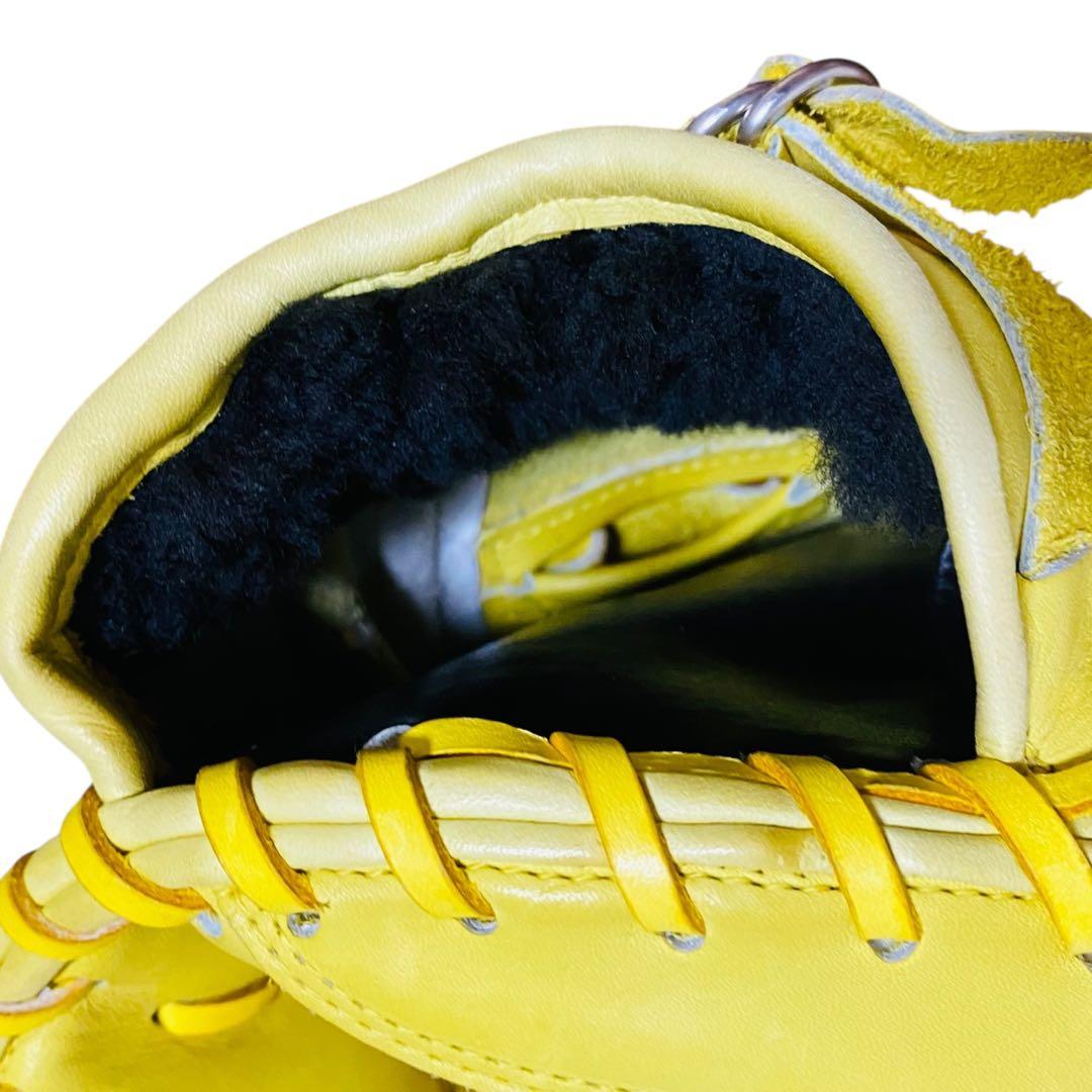 ZETT ゼット　プロステイタス　イエロー 一般軟式キャッチャーミット