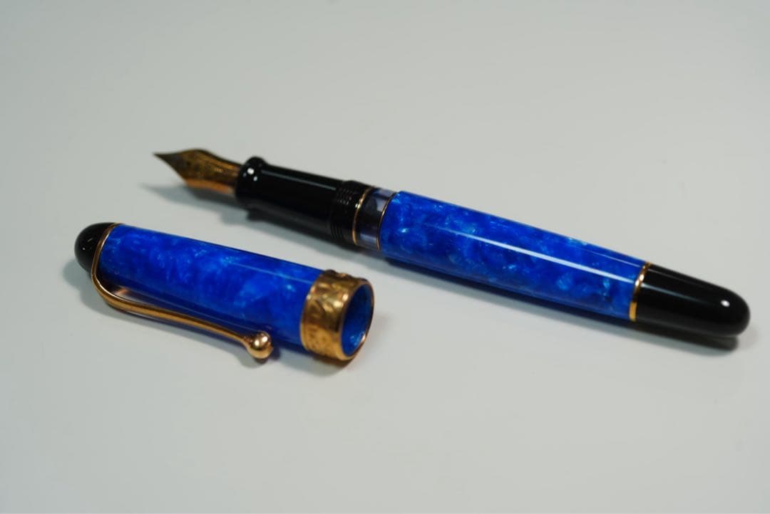 AURORA アウロラ HIMALAYA ヒマラヤ 万年筆 EF 美品