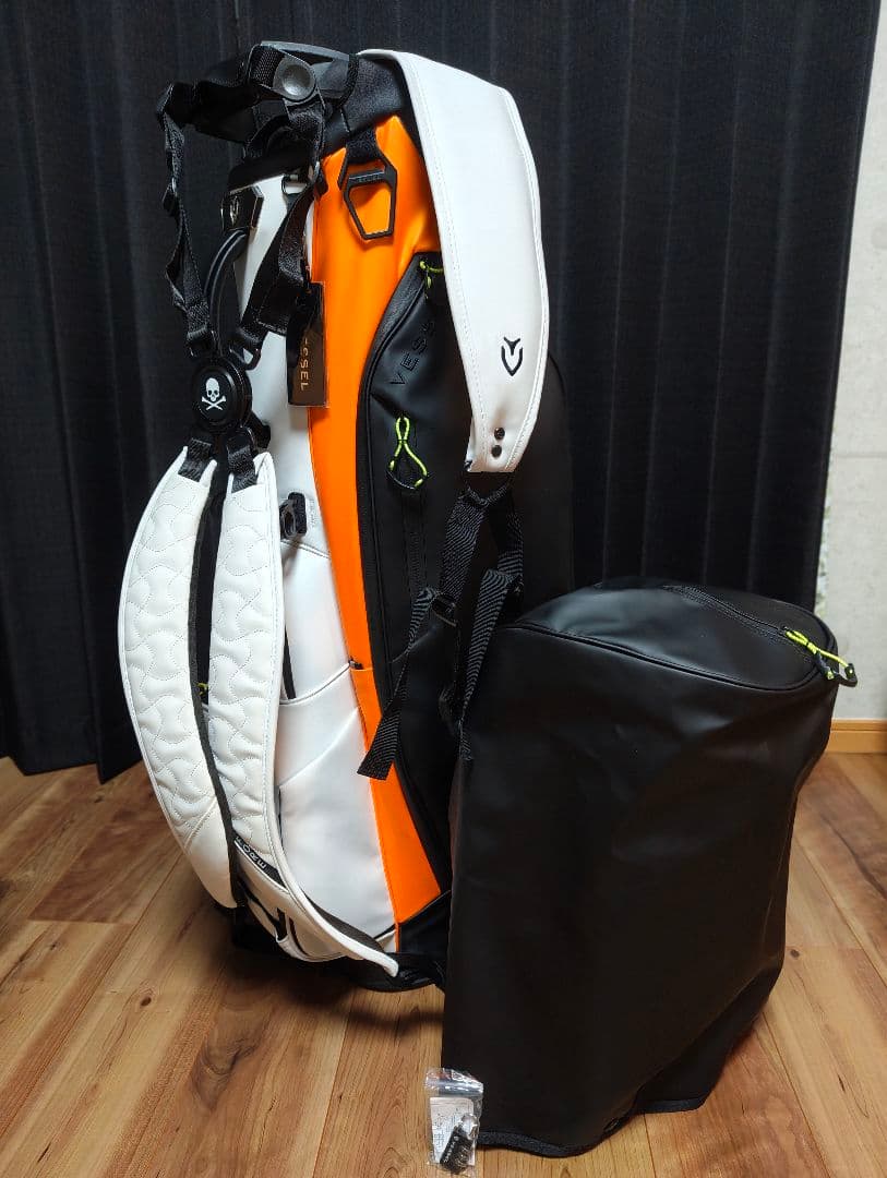 美品!VESSEL PLAYER 4.0 Pro スタンドキャディバッグ　ベゼル