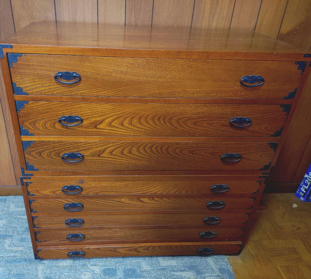 桐箪笥 着物用箪笥 引き出し3段 5段 引越し処分のため格安 送料込