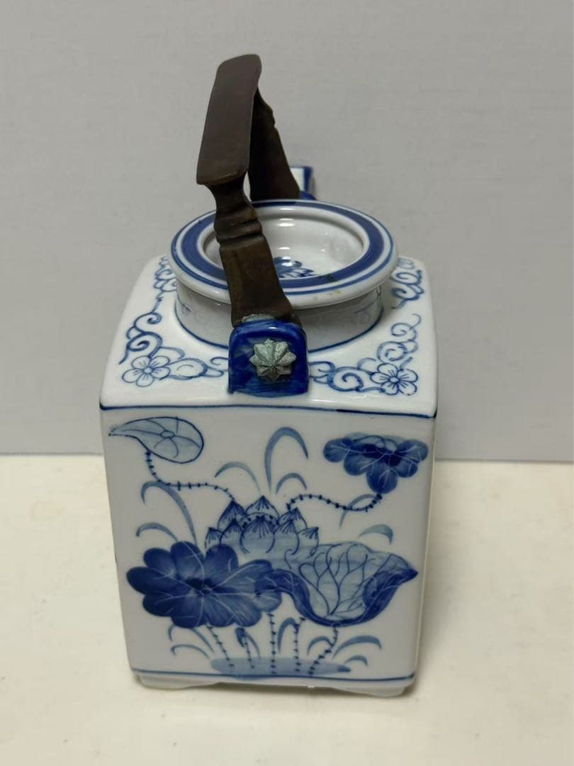 染付 急須 茶器 骨董