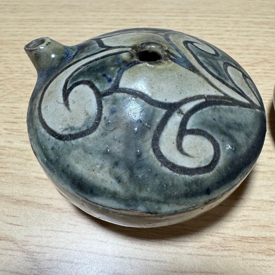 水滴　陶器　沖縄工芸品？