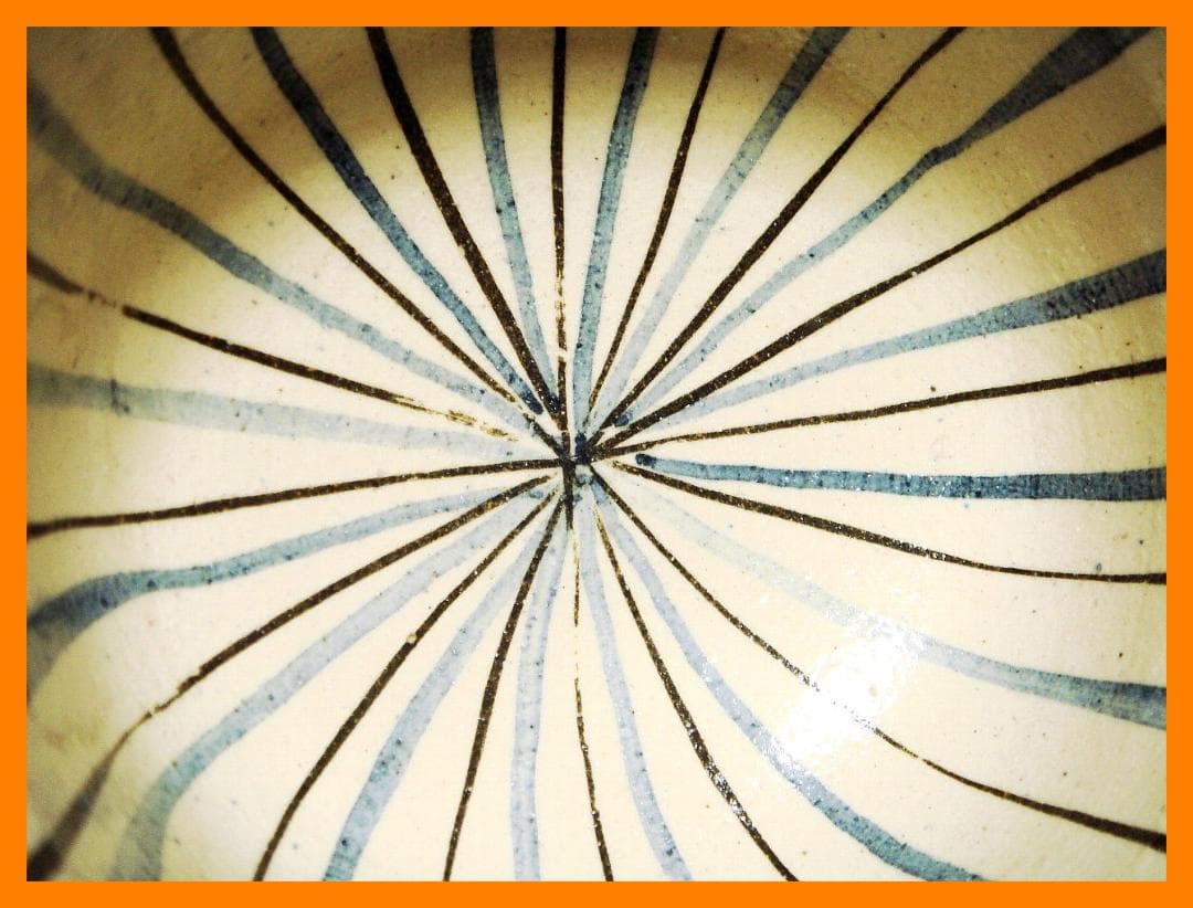 217『呉須 麦わら 茶碗』　/骨董品 古美術 アンティーク 古玩