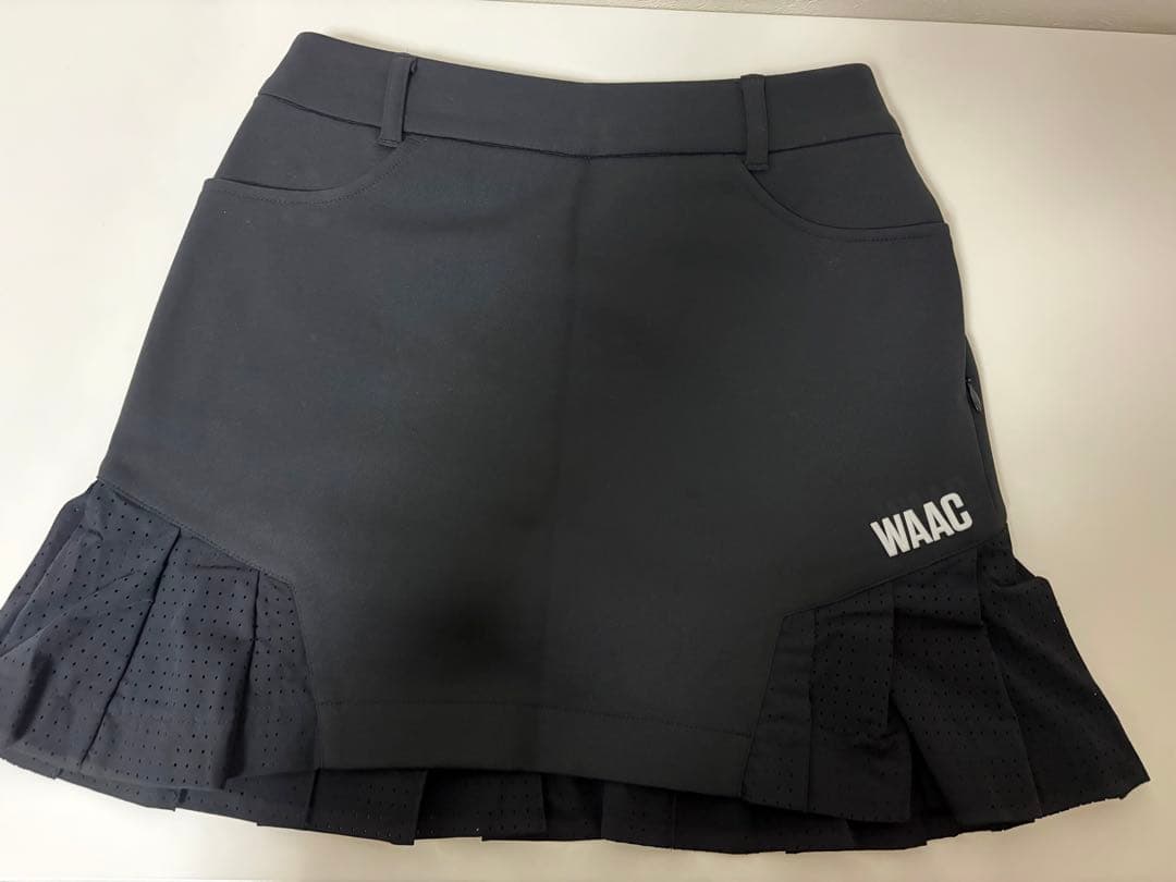 WAAC ブラック プリーツスカート S12E