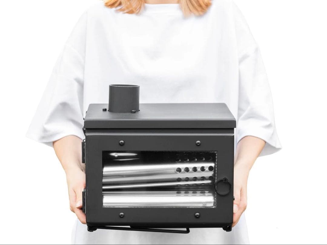 Mt.SUMI MICRO 薪ストーブ（延長煙突、難燃シート、ロストル付き）