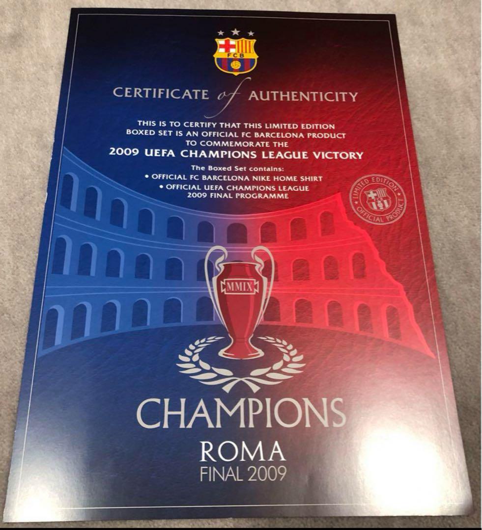 かさしま　バルサ 08/09 CL優勝記念 限定ユニフォームBOX