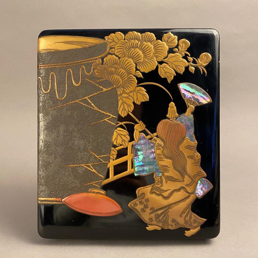 蒔絵青貝浄硯箱 Q-845