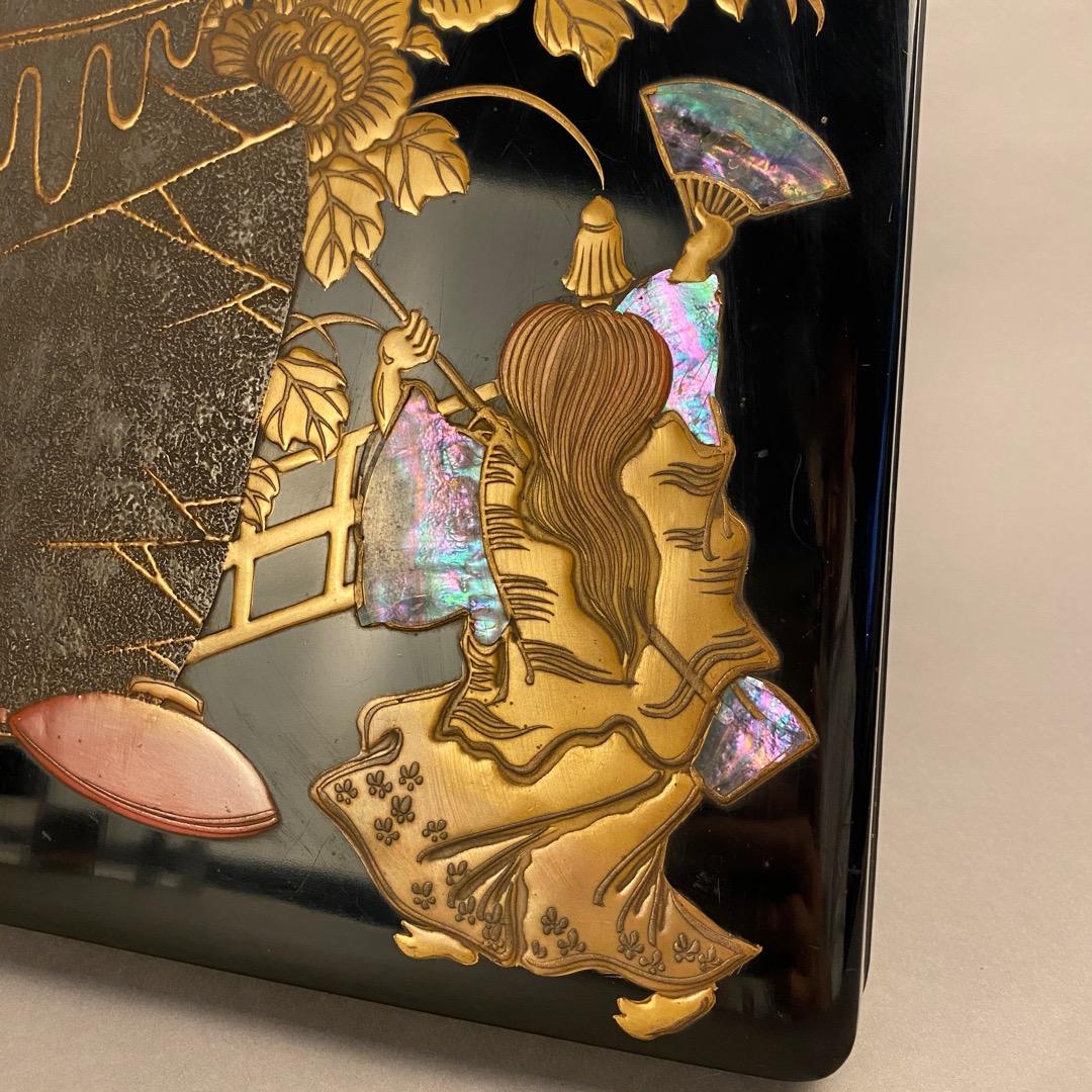 蒔絵青貝浄硯箱 Q-845